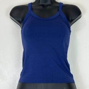 LULULEMON Swiftly Cami Tank Top Beach Ball Blue Size 2 Running Training Workout